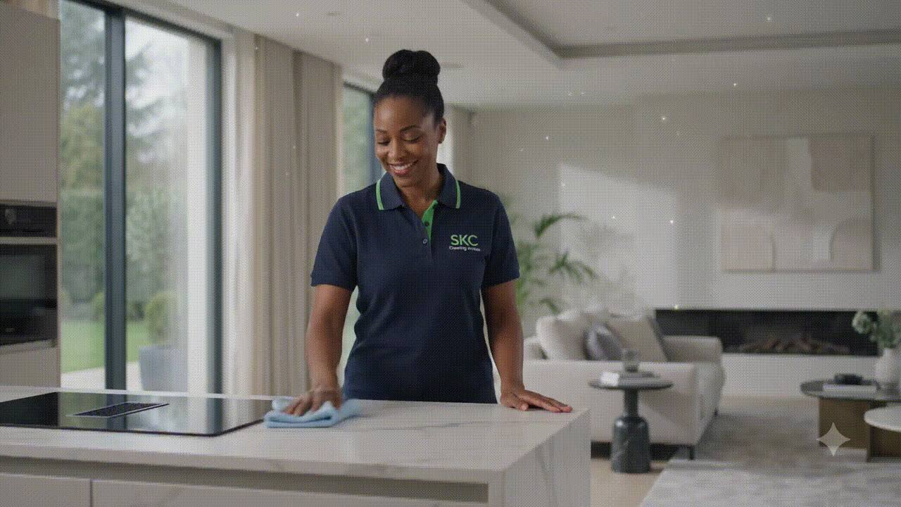 Spotless home professional cleaning background fallback