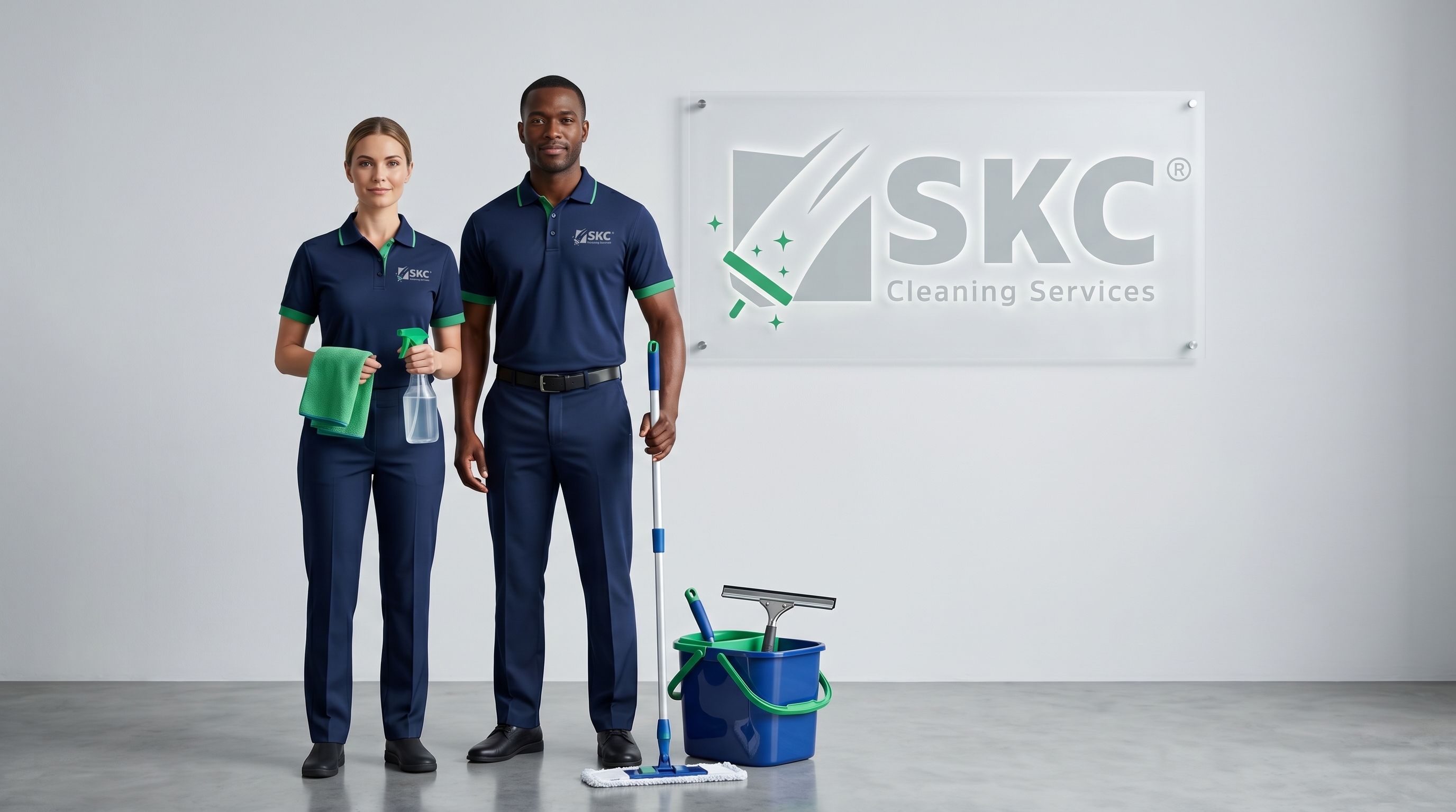 SKC Cleaning Services professional cleaning team members